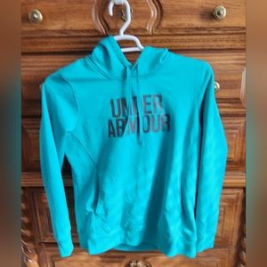 Under Armour teal hoodie sz LG